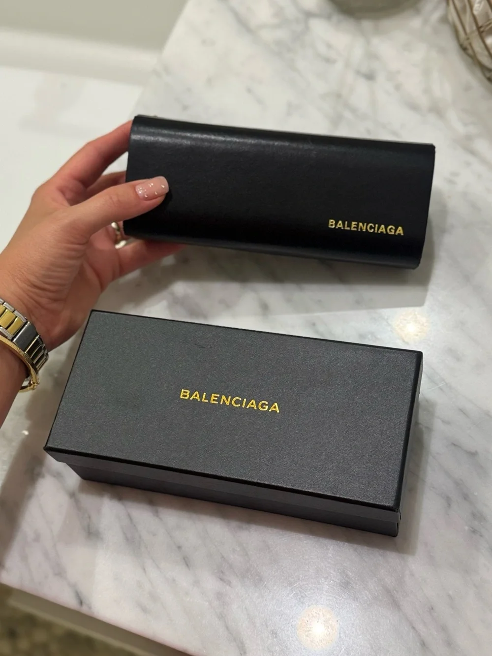 Balenciaga Eyewear Tag 2.0 Navigator Sunglasses Authentic BB0246SA 004 61